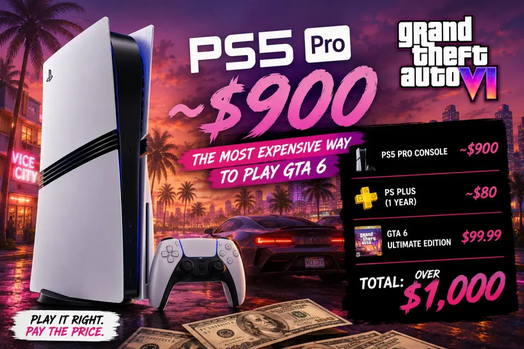 PS5 Pro console price for GTA 6 launch